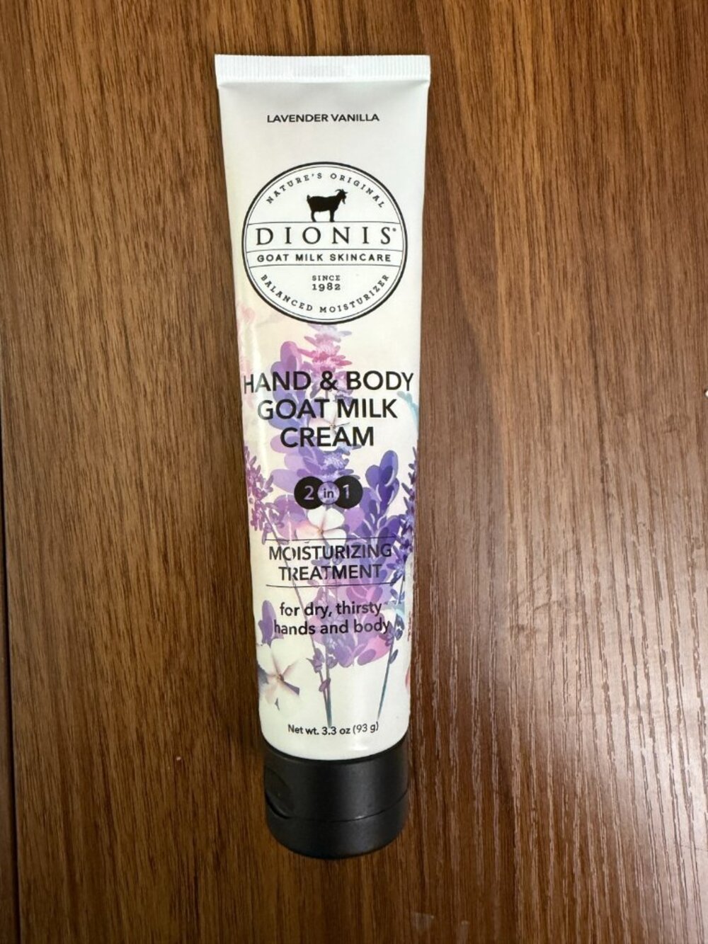 Dionis Goat Milk Hand Cream Lavender Vanilla 3.3 oz SEALED